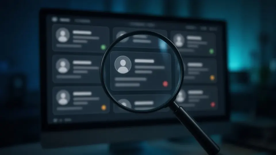 Scanning the users list for a suspicious administrator