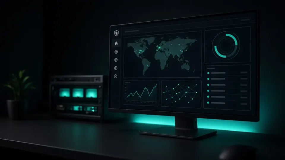 Clean looking site while malware runs silently